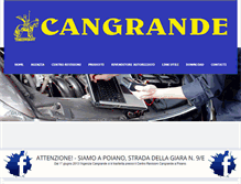 Tablet Screenshot of cangrandeauto.it